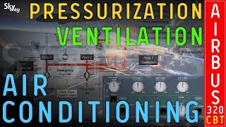 CBT  Airbus 320  Air conditioning pressurization amp ventilation systems [upl. by Rahal]