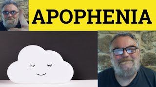 🔵 Apophenia Meaning  Apophany  Defined  Apophenia Examples  Psychology  Apophenia [upl. by Neyud]