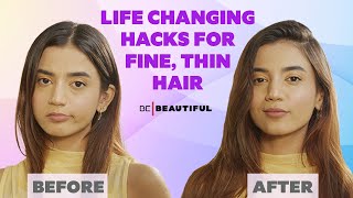 Life Changing Hacks for Fine amp Thin Hair  Hair Care Tips To Add Volume To Your Hair  Be Beautiful [upl. by Acirret]