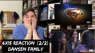 SUPERGIRL  6x15 HOPE FOR TOMORROW REACTION 22 [upl. by Eecyaj]