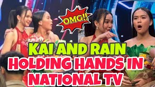 KAI AND RAIN PBB  OMG GANITO NALANG BA SILA MAGTATAPOS HOLDINGS HANDS SA PUBLIC TV [upl. by Ihsar963]