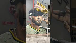 Joe Musgrove Mural in the City 🏙️ padres joemusgrove postseason [upl. by Blase807]