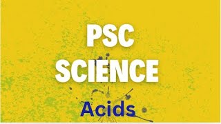 psc science  Acids [upl. by Ehcar278]