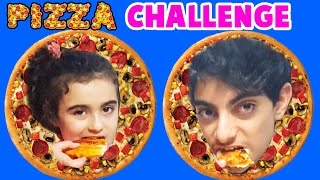 MİRA VE EGE PİZZA CHALLENGE  Umikids Eğlenceli Kapışma [upl. by Nabalas]