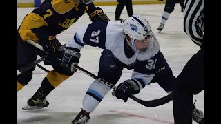 Albertus Magnus College Mens Ice Hockey Highlights vs Connecticut College 112623 [upl. by Genesa]