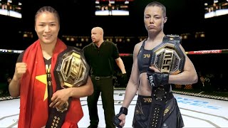 UFC：Rose Namajunas challenged Zhang Weili again As a result Rose Namajunas was beaten and bled [upl. by Heyer]