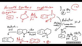 تحضير النفثالين الانثراسين الفنانثرين Haworth method Naphthalene Anthracene Phenanthrene [upl. by Iney]