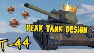 This thing ALMOST gave me a NUKE not even TRYING  T44 in War Thunder [upl. by Trish256]