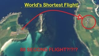 Worlds Shortest Commercial Flight  Infinite Flight [upl. by Kathrine941]