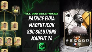 PATRICE EVRA  ALL 19 SBCS  Easiest Way Possible  MadFUT 24 [upl. by Bergquist907]