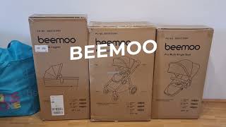 Beemoo Pro Multi Geschwisterwagen  Unboxing und Aufbau [upl. by Aneles821]