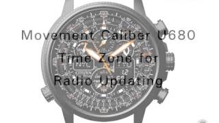 CITIZEN U680 Setting Instruction [upl. by Enairda619]