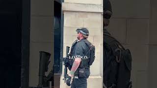 Crazy king guard horse royalhorseguard buckinghampalace horseguard tourist [upl. by Novonod]