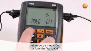 Analizador de refrigeración Testo 550 Ajustes básicos [upl. by Cost971]