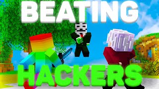 BEATING CHEATERS IN THE BEDWARS TOURNAMENT [upl. by Koy]