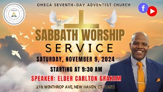 Omega SDA Divine Worship Service 1192024 [upl. by Ecnadnac979]