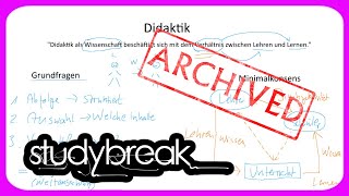 ARCHIVIERT Grundfragen der Didaktik Minimalkonsens  Didaktik  Bildungswissenschaften [upl. by Patrizio]