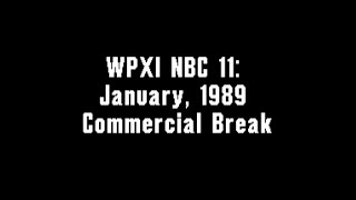 WPXI NBC 11 January 1989 Commercial Break [upl. by Anaahs]