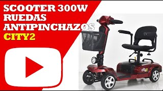 CITY2 Scooter eléctrico minusválido 300W  Tutorial [upl. by Pauwles]