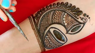 Simple Dulhan Mehndi Designs Bridal Mehandi Easy Mehendi Traditional Mendini [upl. by Aissila724]