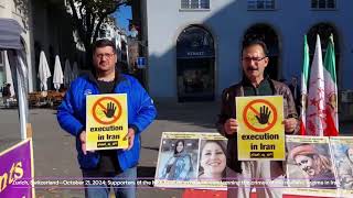 Zurich October 21 2024 MEK Supporters’ Exhibition Condemning the Mullahs’ Regime Crimes in Iran [upl. by Zurheide]