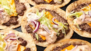 Easy Taco Smash Burger recipe [upl. by Onateyac954]