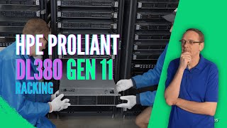 HPE ProLiant DL380 Gen 11 Server Racking  How To Rack a Server  Sliding Rails  Rackmount Server [upl. by Egidius]