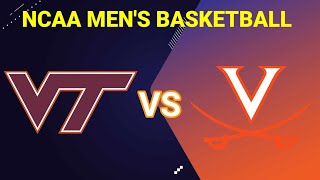 Virginia Tech vs Virginia  2023 NCAA MENS BASKETBALL LIVE SCORE [upl. by Radmilla]