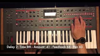 Dsi Pro2 KraftwerkThe Robots Bassline step by step [upl. by Nonnahsed]