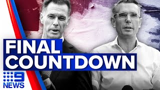 Perrottet Minns’ final dash to secure lastminute votes for NSW state election  9 News Australia [upl. by Anal]