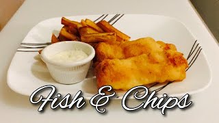 Fish amp Chips Recipe  Beer Battered Fish  What’s For Dinner [upl. by Pardner]