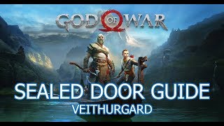 How to Open Sealed Door Veithurgard  God of War 4 [upl. by Ahsenrad]