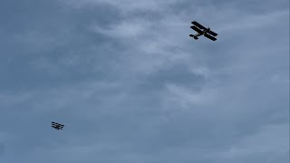 WWI German and British airplane dogfight  Old Rhinebeck Aerodrome Airshow [upl. by Chadabe]