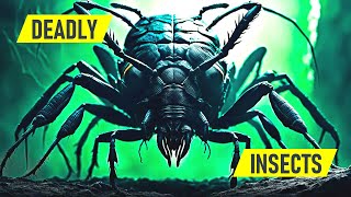 The TOP 10 DEADLIEST INSECTS  Unveiling Natures Nightmares [upl. by Mahsih]