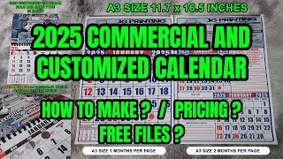 2025 COMMERCIAL AND CUSTOMIZED CALENDAR [upl. by Salohcin60]