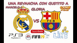 Real Madrid vs Barcelona ps3fifa19gameplay [upl. by Ecyarg]