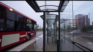 Sweden Stockholm ride with bus No 865 from Haninge Centrum to Huddinge Sjukhus [upl. by Stutsman]