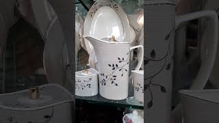 BONE CHINA DINNER SET 61PCcrockery zainabsupermarket AbrarHussain [upl. by Sension]