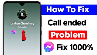 Messenger Call Ended Problem 2024  Messenger Call Failed Problem  How To Fix Messenger Call Ended [upl. by Pris767]