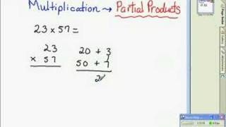 Partial Product Method [upl. by Niamart]