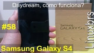 Samsung Galaxy S4 i9505 e S4 Mini i9192  Daydream como funciona  PTBR  Brasil [upl. by Naras]