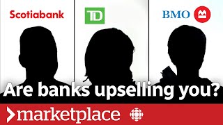 Hidden cameras reveal how big banks are upselling you Marketplace [upl. by Bonnice444]