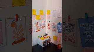 Aesthetic desk makeover  Study table  Study vlog studyvlog aestheticdesk ministudyvlog shorts [upl. by Annavoig475]