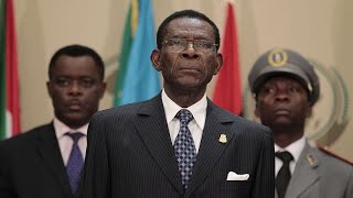 Teodoro Obiang wins 6th term in Equatorial Guinea  Africanews [upl. by Nairb]