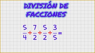 División de fracciones [upl. by Calore]