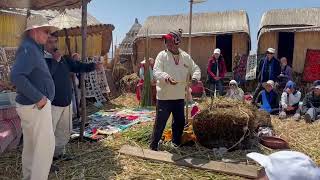 Visita isla flotante de Los Uros 21092024 [upl. by Arekat]