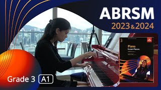 ABRSM Piano 2023  2024 Grade 3 A1 Minuet in G 青苗琴行 x 香港演藝精英協會 [upl. by Selinski]