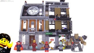 LEGO Avengers Infinity War Sanctum Sanctorum Showdown review 76108 [upl. by Shoshanna]