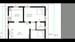 30 X 40 Best North Face building plan as per vasthu [upl. by Mcferren]