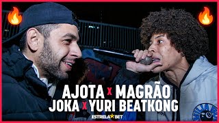 MELHOR DA NOITE MAGRÃO e YURI BEATKONG x AJOTA e JOKABL  SEMI  MC  BEATBOXER  BDN141 [upl. by Bedell462]